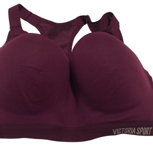 Victoria's Secret Victoria Sport Burgundy / Maroon Sports Bra - 34DDD (F)